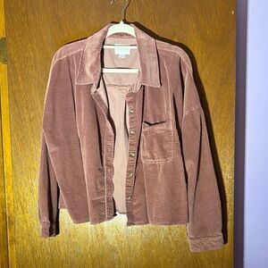 American Eagle Outfitters Rust Colored Corduroy Shirt